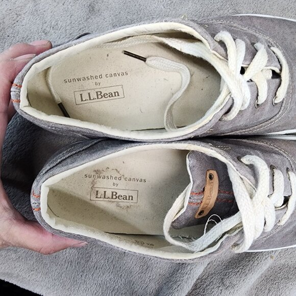 L.L. Bean Shoes Mens Size 10 Brown Lace Up Sneakers *Read* - Picture 10 of 13